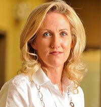 Rebecca McGowan Wearing a White Shirt